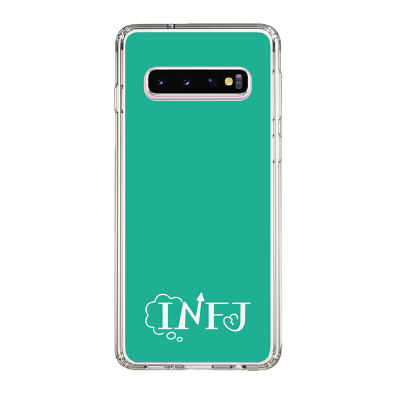 Slim Protection Case［ オリジナル - INFJ 提唱者 - アルファベット - Green ］