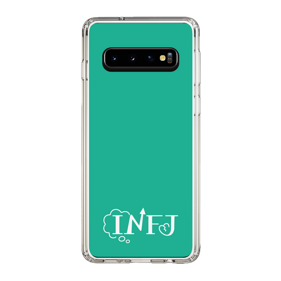 Slim Protection Case［ オリジナル - INFJ 提唱者 - アルファベット - Green ］