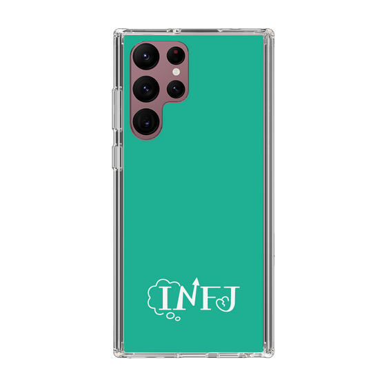 Slim Protection Case［ Original - INFJ Advocate - Alphabet - Green ］