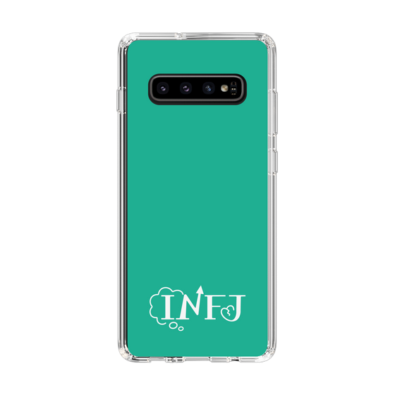 Slim Protection Case［ Original - INFJ Advocate - Alphabet - Green ］