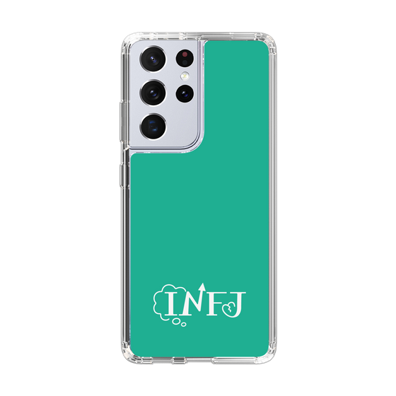 Slim Protection Case［ Original - INFJ Advocate - Alphabet - Green ］