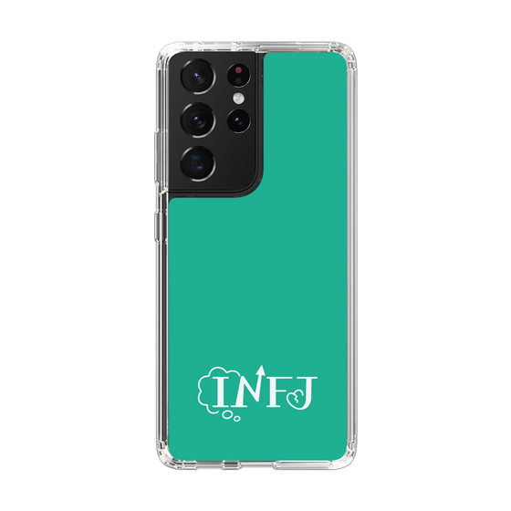 Slim Protection Case［ Original - INFJ Advocate - Alphabet - Green ］