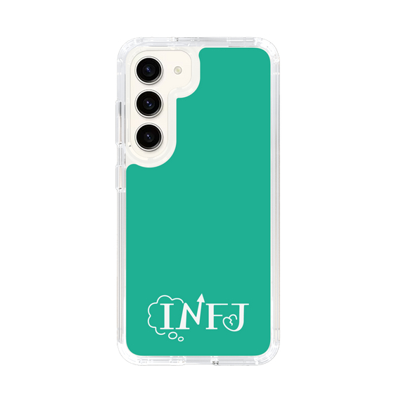 Slim Protection Case［ Original - INFJ Advocate - Alphabet - Green ］