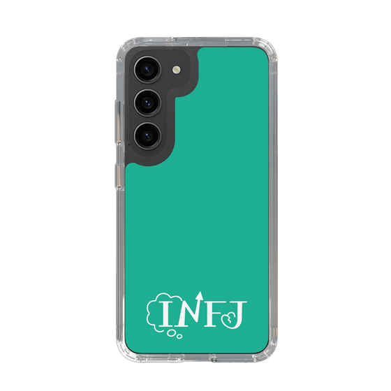 Slim Protection Case［ Original - INFJ Advocate - Alphabet - Green ］