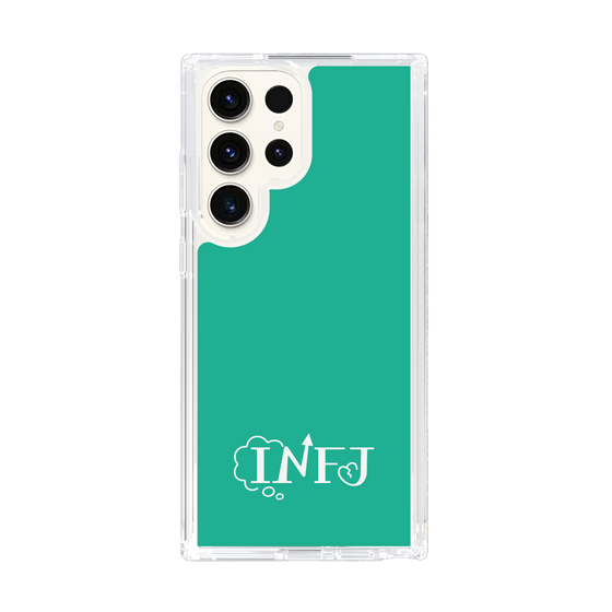 Slim Protection Case［ Original - INFJ Advocate - Alphabet - Green ］