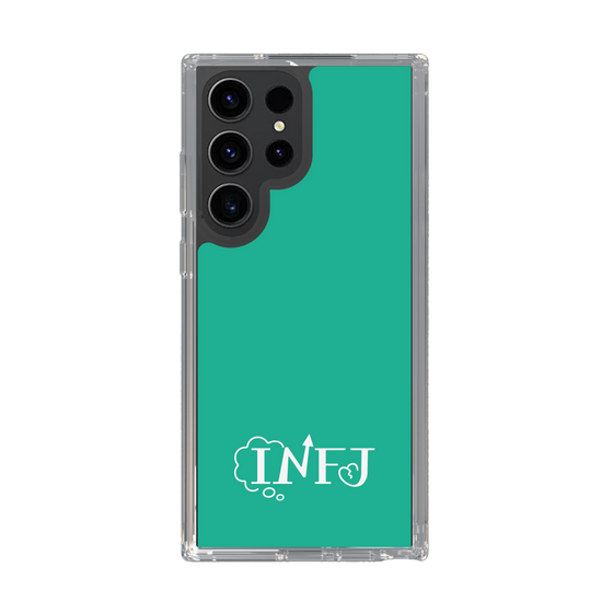 Slim Protection Case［ Original - INFJ Advocate - Alphabet - Green ］