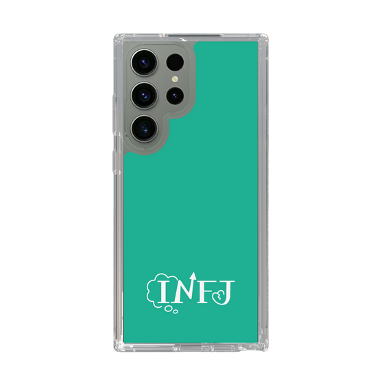 Slim Protection Case［ Original - INFJ Advocate - Alphabet - Green ］