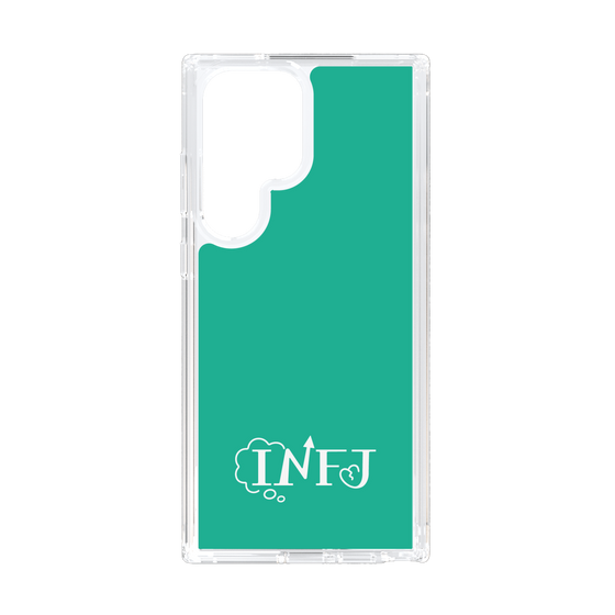 Slim Protection Case［ Original - INFJ Advocate - Alphabet - Green ］