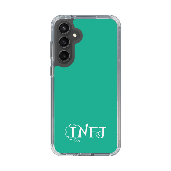 Slim Protection Case［ Original - INFJ Advocate - Alphabet - Green ］