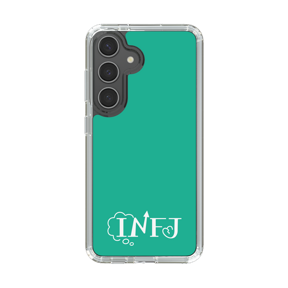 Slim Protection Case［ Original - INFJ Advocate - Alphabet - Green ］