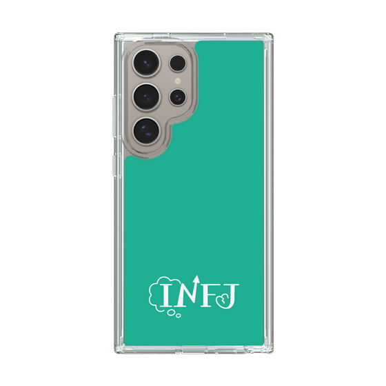 Slim Protection Case［ Original - INFJ Advocate - Alphabet - Green ］