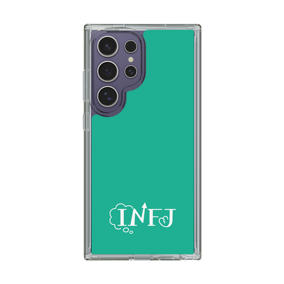 Slim Protection Case［ Original - INFJ Advocate - Alphabet - Green ］