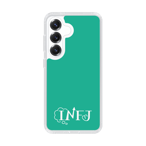 Slim Protection Case［ Original - INFJ Advocate - Alphabet - Green ］