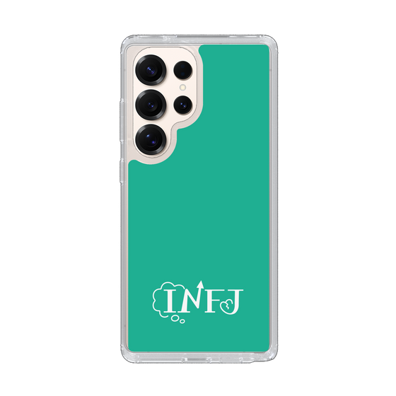 Slim Protection Case［ Original - INFJ Advocate - Alphabet - Green ］