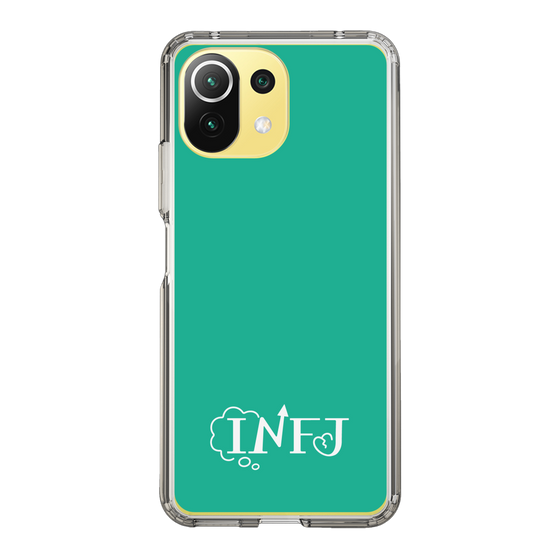 Slim Protection Case［ Original - INFJ Advocate - Alphabet - Green ］