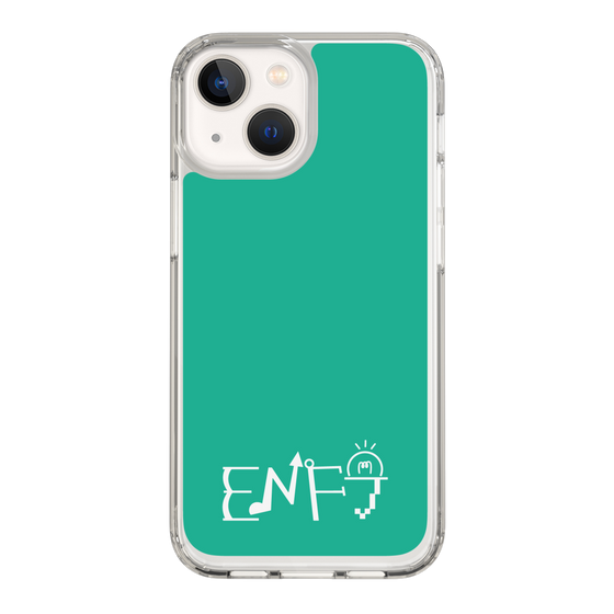 Slim Protection Case［ オリジナル - ENFJ 主人公 - アルファベット - Green ］