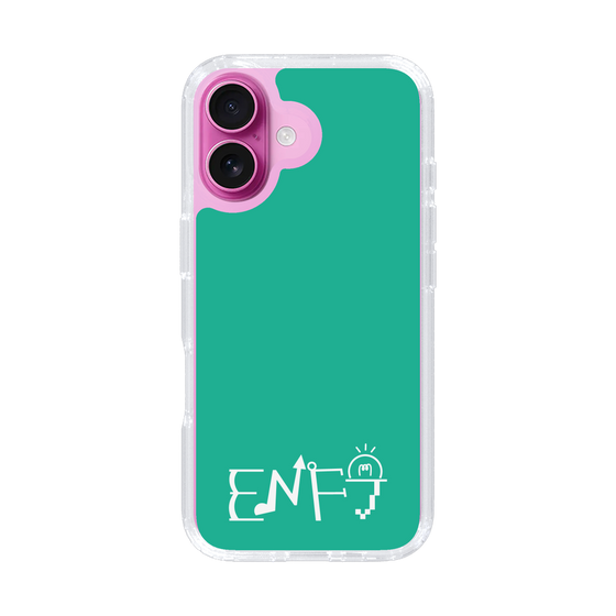 Slim Protection Case［ オリジナル - ENFJ 主人公 - アルファベット - Green ］