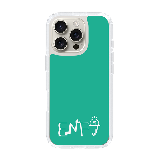 Slim Protection Case［ オリジナル - ENFJ 主人公 - アルファベット - Green ］