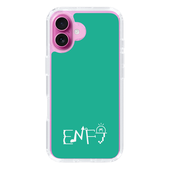 Slim Protection Case［ オリジナル - ENFJ 主人公 - アルファベット - Green ］