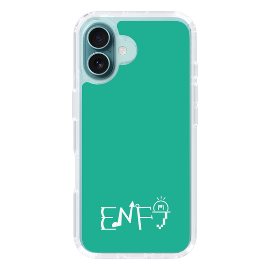 Slim Protection Case［ オリジナル - ENFJ 主人公 - アルファベット - Green ］