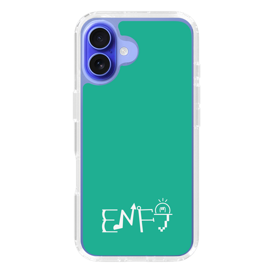 Slim Protection Case［ オリジナル - ENFJ 主人公 - アルファベット - Green ］