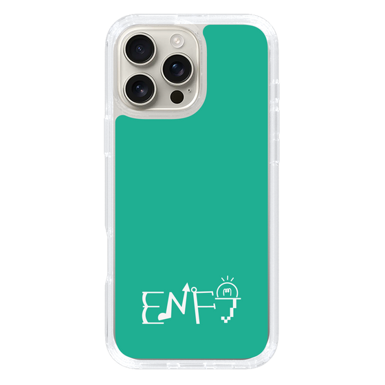 Slim Protection Case［ オリジナル - ENFJ 主人公 - アルファベット - Green ］