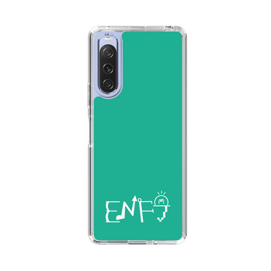 Slim Protection Case［ Original - ENFJ Protagonist - Alphabet - Green ］