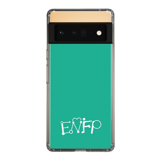 Slim Protection Case［ Original - ENFP Campaigner - Alphabet - Green ］