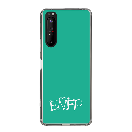 Slim Protection Case［ オリジナル - ENFP 運動家 - アルファベット - Green ］