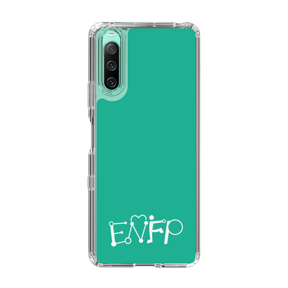 Slim Protection Case［ Original - ENFP Campaigner - Alphabet - Green ］
