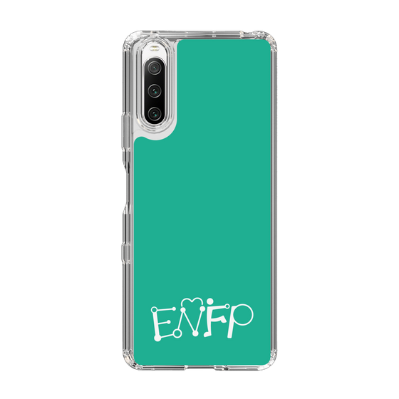 Slim Protection Case［ Original - ENFP Campaigner - Alphabet - Green ］