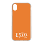 Slim Protection Case［ オリジナル - ESTP 起業家 - アルファベット - Orange ］