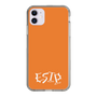 Slim Protection Case［ オリジナル - ESTP 起業家 - アルファベット - Orange ］