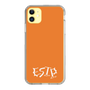 Slim Protection Case［ オリジナル - ESTP 起業家 - アルファベット - Orange ］