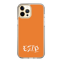 Slim Protection Case［ オリジナル - ESTP 起業家 - アルファベット - Orange ］