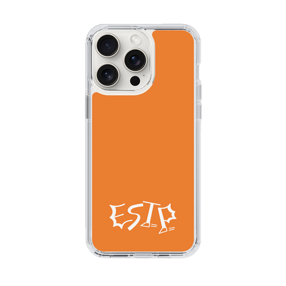 Slim Protection Case［ オリジナル - ESTP 起業家 - アルファベット - Orange ］