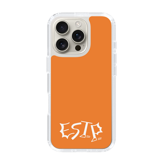 Slim Protection Case［ オリジナル - ESTP 起業家 - アルファベット - Orange ］