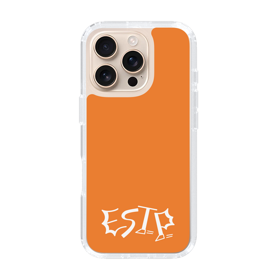 Slim Protection Case［ オリジナル - ESTP 起業家 - アルファベット - Orange ］