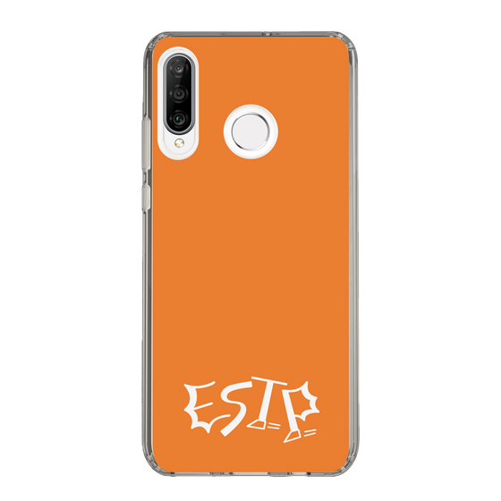Slim Protection Case［ オリジナル - ESTP 起業家 - アルファベット - Orange ］