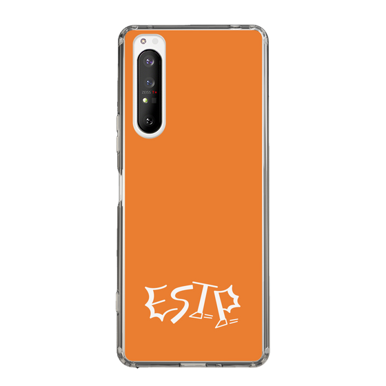 Slim Protection Case［ オリジナル - ESTP 起業家 - アルファベット - Orange ］