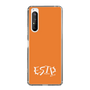 Slim Protection Case［ オリジナル - ESTP 起業家 - アルファベット - Orange ］
