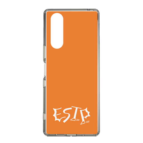Slim Protection Case［ オリジナル - ESTP 起業家 - アルファベット - Orange ］