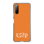 Slim Protection Case［ オリジナル - ESTP 起業家 - アルファベット - Orange ］