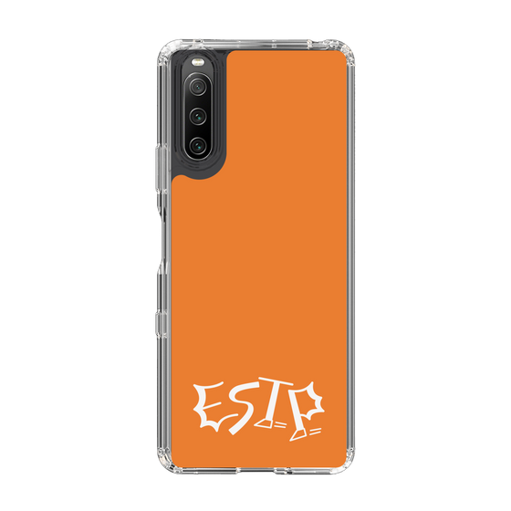 Slim Protection Case［ オリジナル - ESTP 起業家 - アルファベット - Orange ］