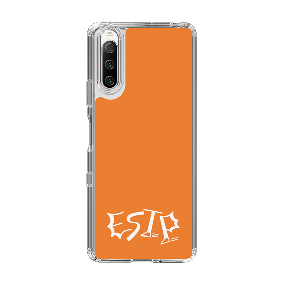 Slim Protection Case［ オリジナル - ESTP 起業家 - アルファベット - Orange ］