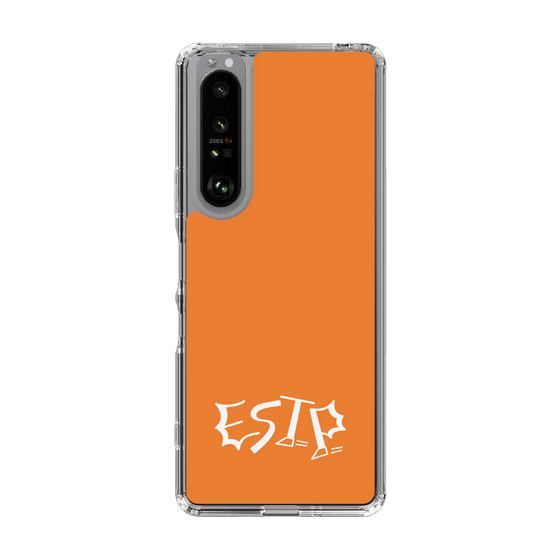Slim Protection Case［ オリジナル - ESTP 起業家 - アルファベット - Orange ］