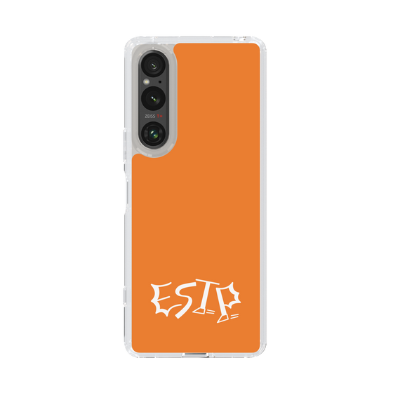 Slim Protection Case［ オリジナル - ESTP 起業家 - アルファベット - Orange ］