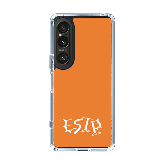 Slim Protection Case［ オリジナル - ESTP 起業家 - アルファベット - Orange ］