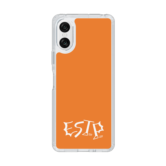 Slim Protection Case［ オリジナル - ESTP 起業家 - アルファベット - Orange ］