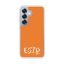 Slim Protection Case［ Original - ESTP Entrepreneur - Alphabet - Orange ］